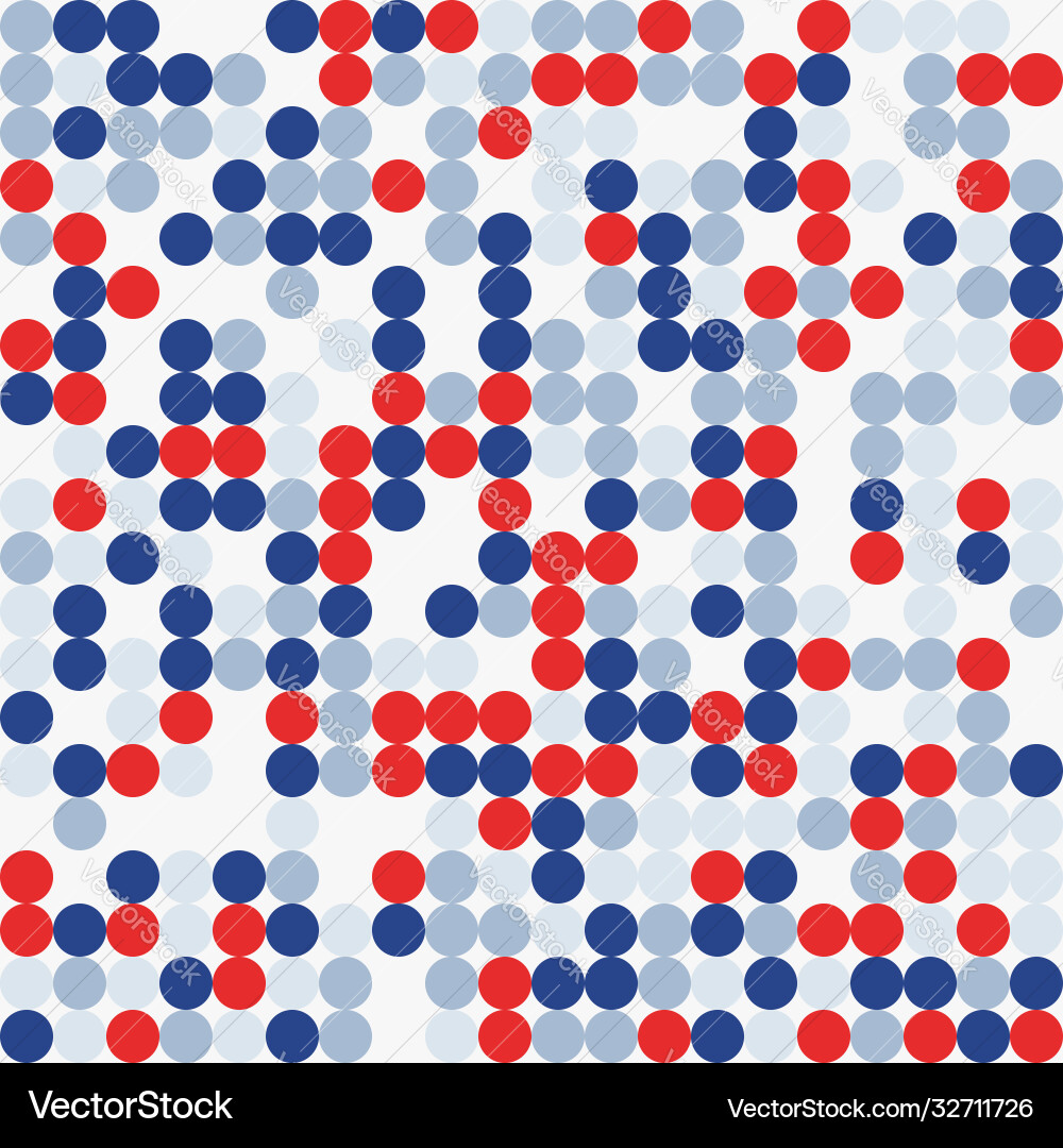 Random colored abstract geometric mosaic pattern vector image