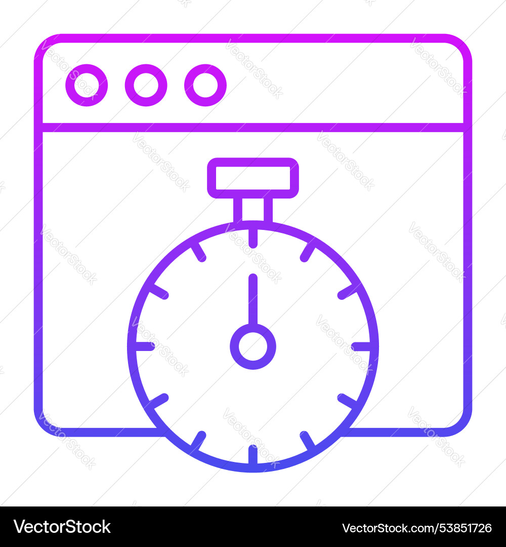 Web optimization icon modern Vector Image