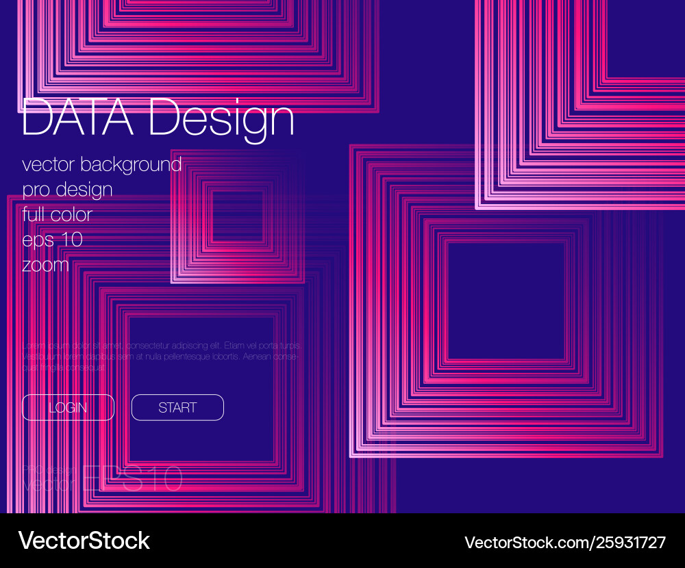 Abstract blend background template for web site vector image