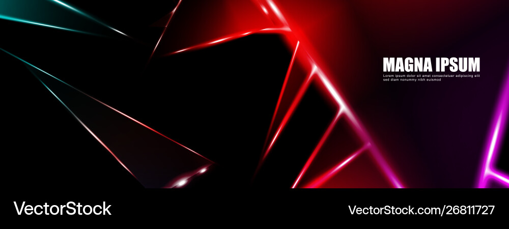 Background a luminous triangle shape design Background a luminous triangle shape design vector image