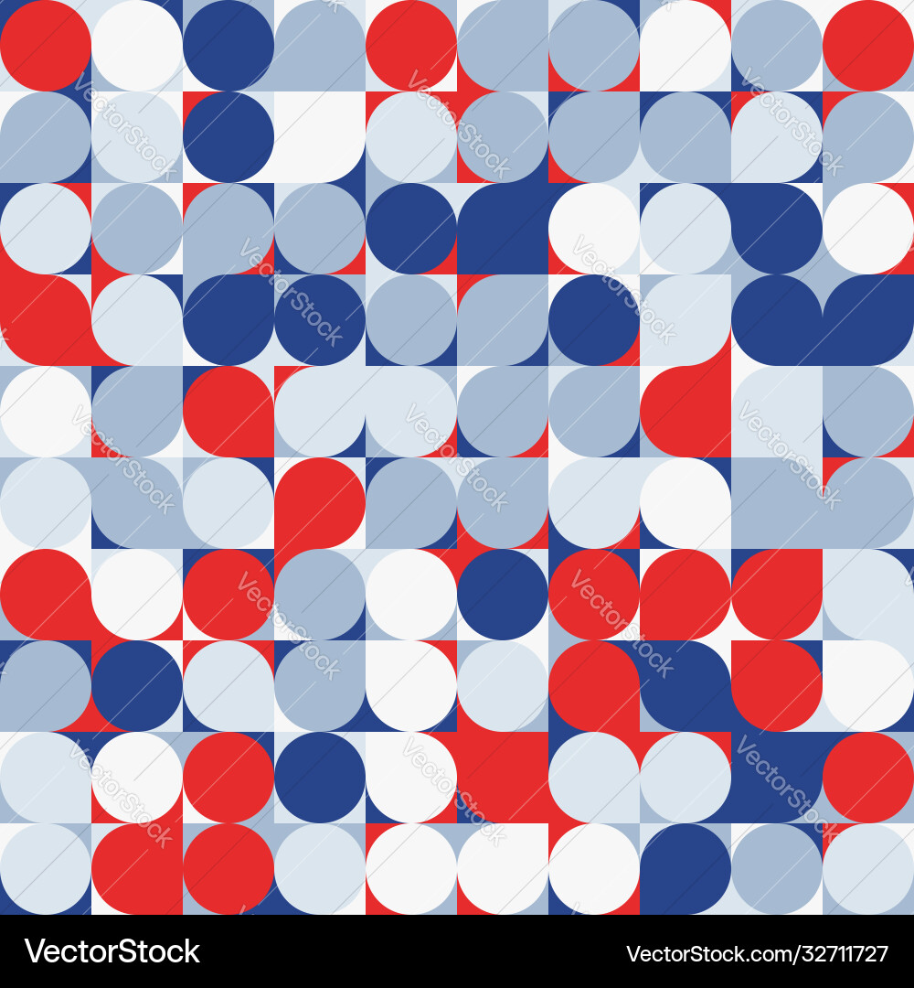 Geometric Mosaic Pattern Vector Image