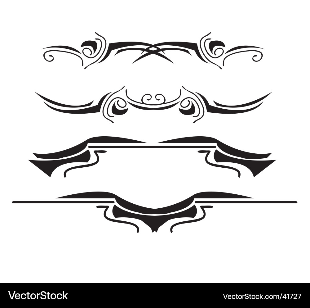 Geometric Tribal Tattoo Vector Image