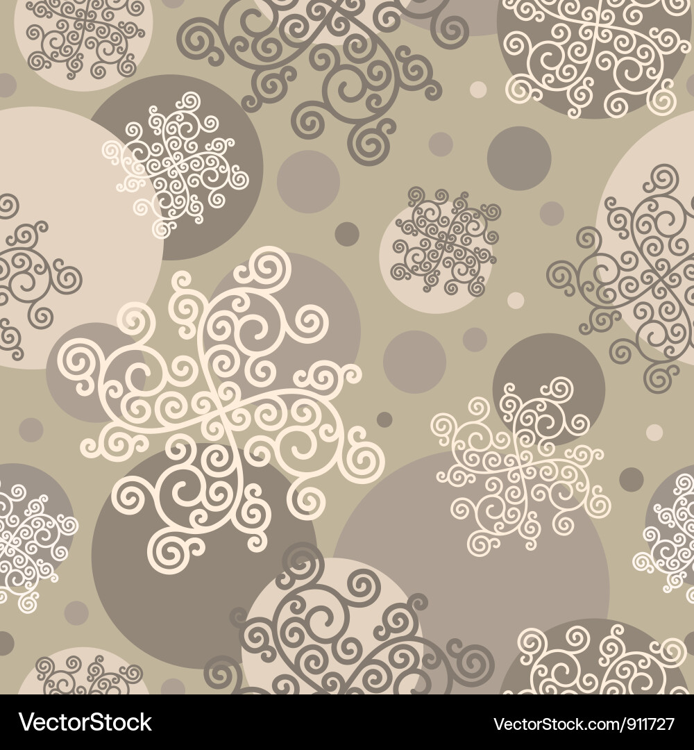 Seamless pattern with curls vector image