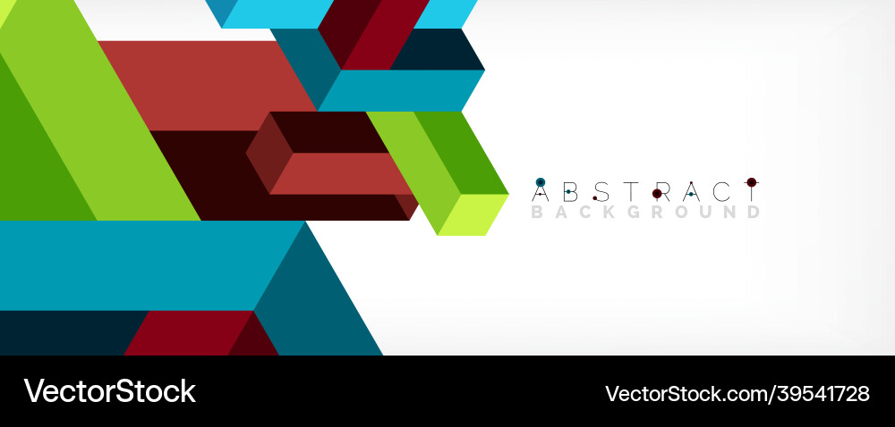 Abstract background 3d cubes cubic elements Abstract background 3d cubes cubic elements vector image