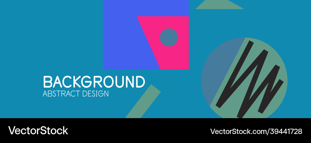 Abstract background with blocks lines geometric Vector Image