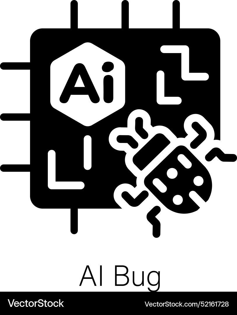 Ai bug Vector Image