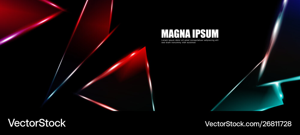 Background a luminous triangle shape design Background a luminous triangle shape design Vector Image