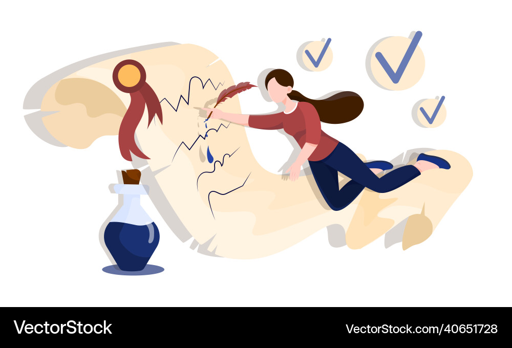 Concept of to do list Concept of to do list Vector Image