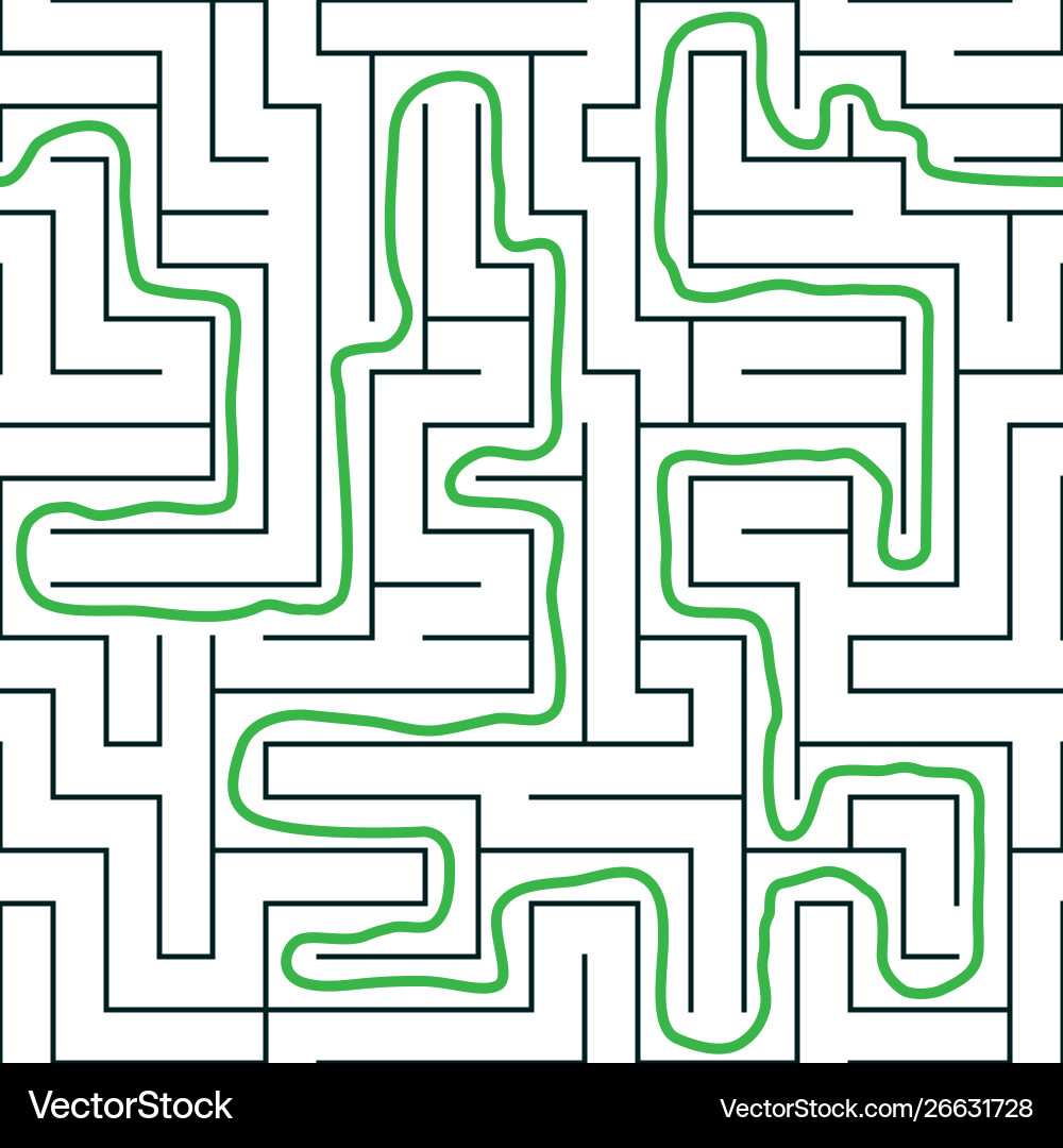 Labyrinth seamless pattern Labyrinth seamless pattern Vector Image