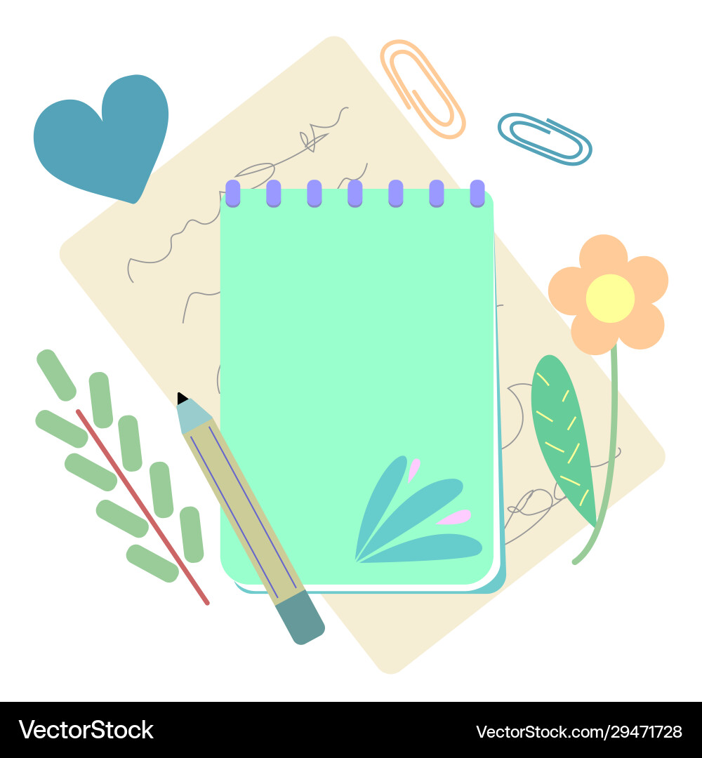 Notebook Notebook Vector Image