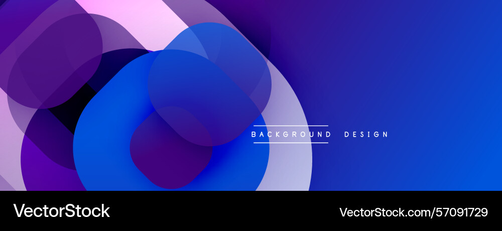 Abstract dynamic composition overlapping circles Abstract dynamic composition overlapping circles Vector Image