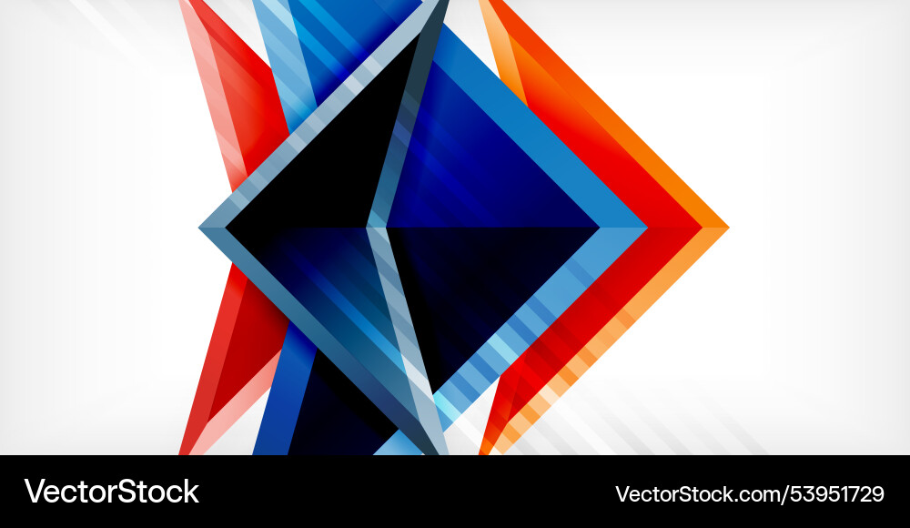 Arrows with 3d effect abstract background Arrows with 3d effect abstract background Vector Image