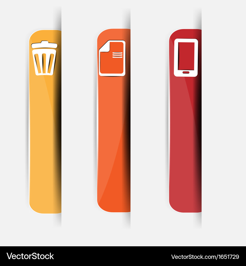 Blank for text with infographic elements and web vector image