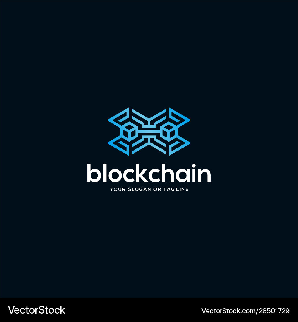 Blockchain Logo - Modern & Abstract – Free Vector | VectorStock