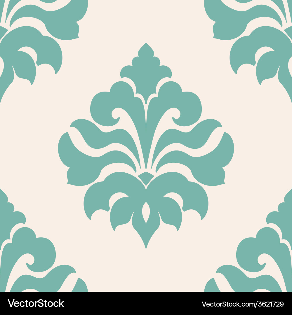 Elegant Damask Pattern vector image