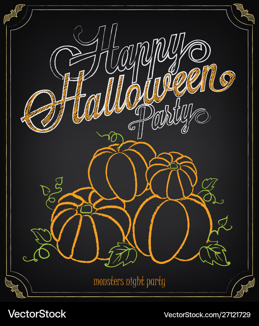 Happy halloween card Happy halloween card vector image
