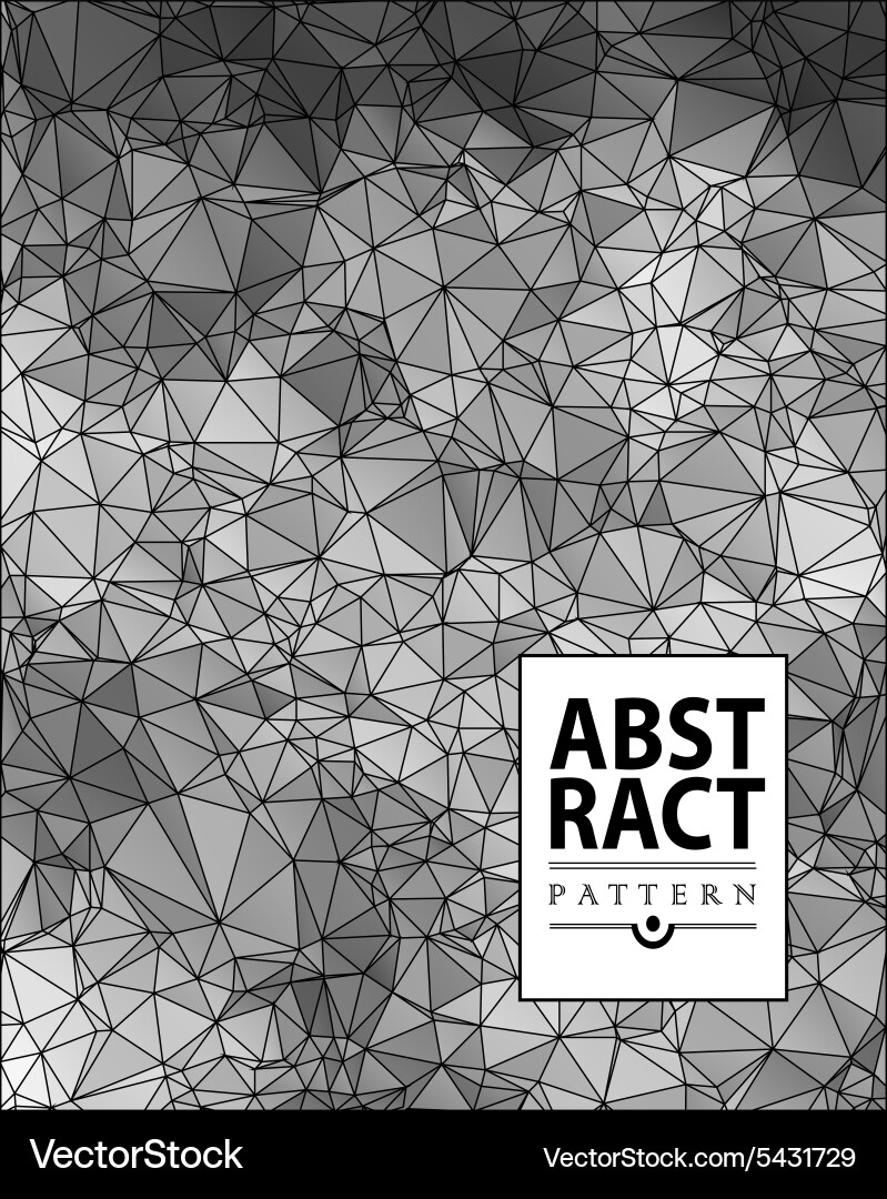 Set of abstract polygonal background Vector Image