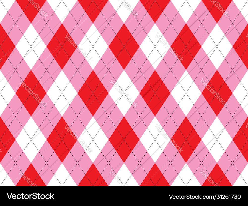 Argyle pattern seamless fabric texture background Argyle pattern seamless fabric texture background vector image