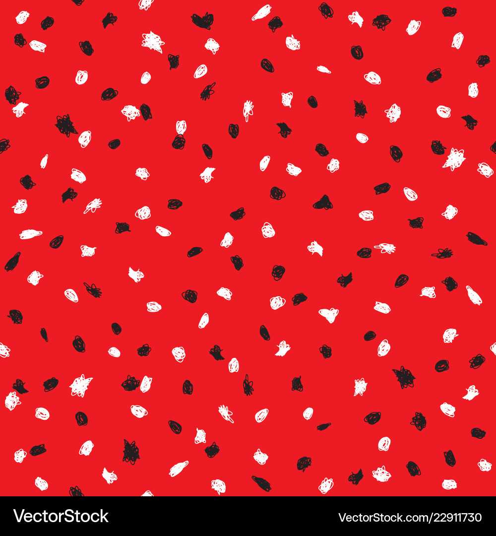 Nahtloses Musterdesign mit schlampigen Doodle Dots Nahtloses Musterdesign mit schlampigen Doodle Dots vektorbild