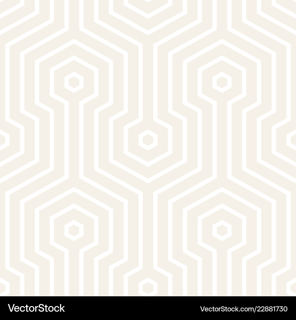 Subtle Hexagonal Stripe Pattern vector image
