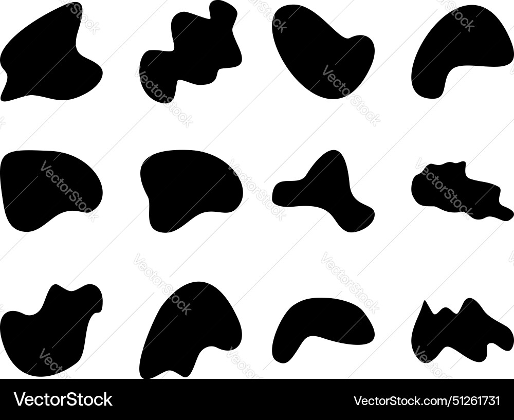 Abstract blobs liquid and fluid shape pictogram Abstract blobs liquid and fluid shape pictogram vector image
