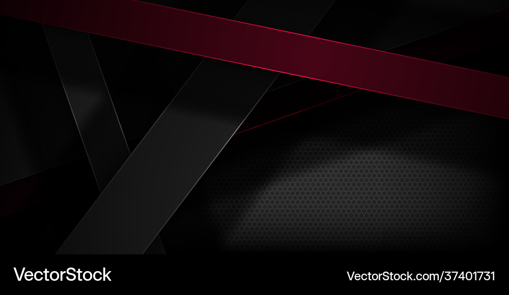 Black abstract background with overlapping Black abstract background with overlapping vector image