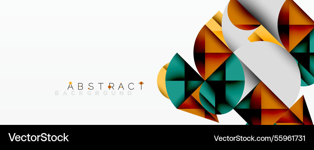 Modern abstract composition with layered circles Modern abstract composition with layered circles Vector Image