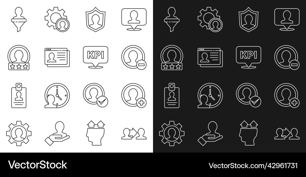 Set line project team base create account screen Set line project team base create account screen vector image