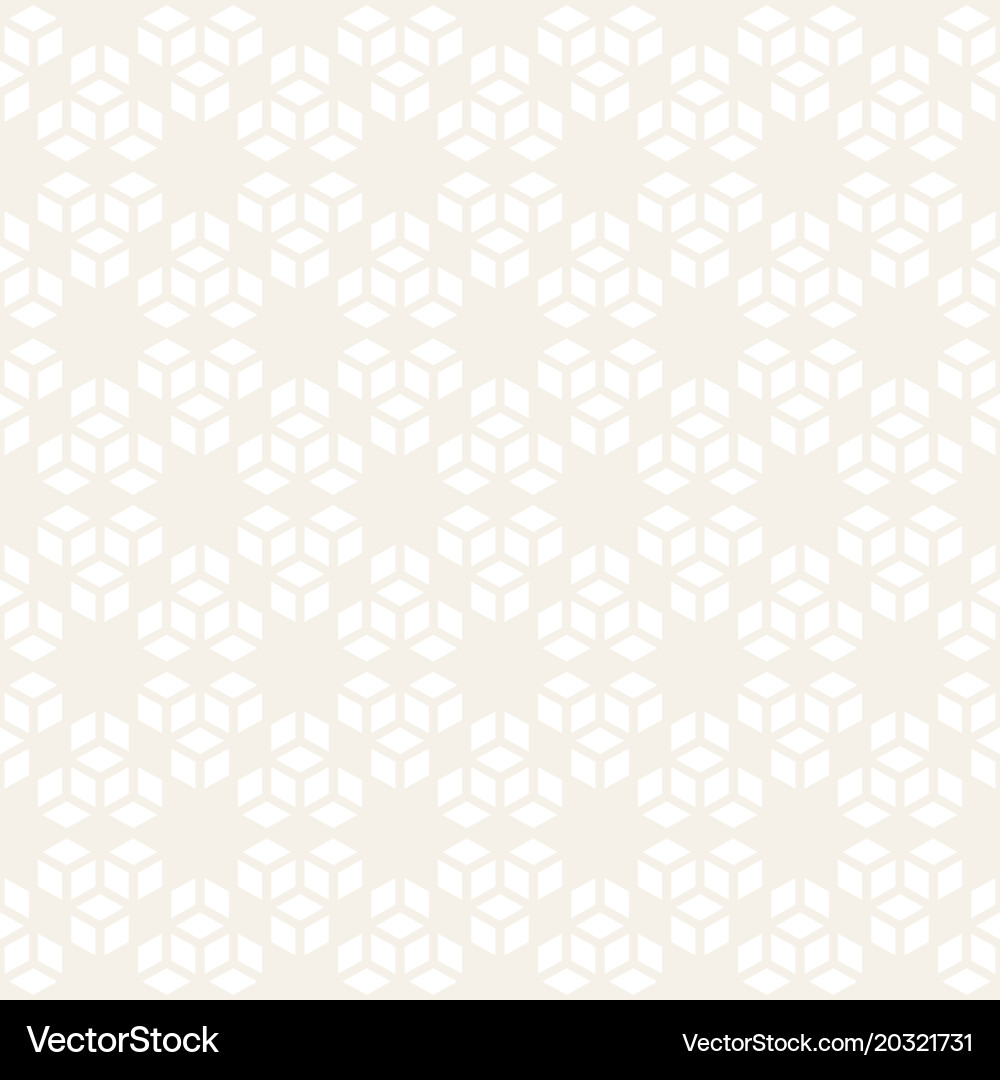 Subtle Hexagonal Stripe Pattern Vector Image
