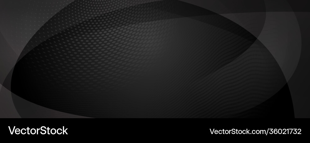 Abstract background curves and halftone dots Vector Image