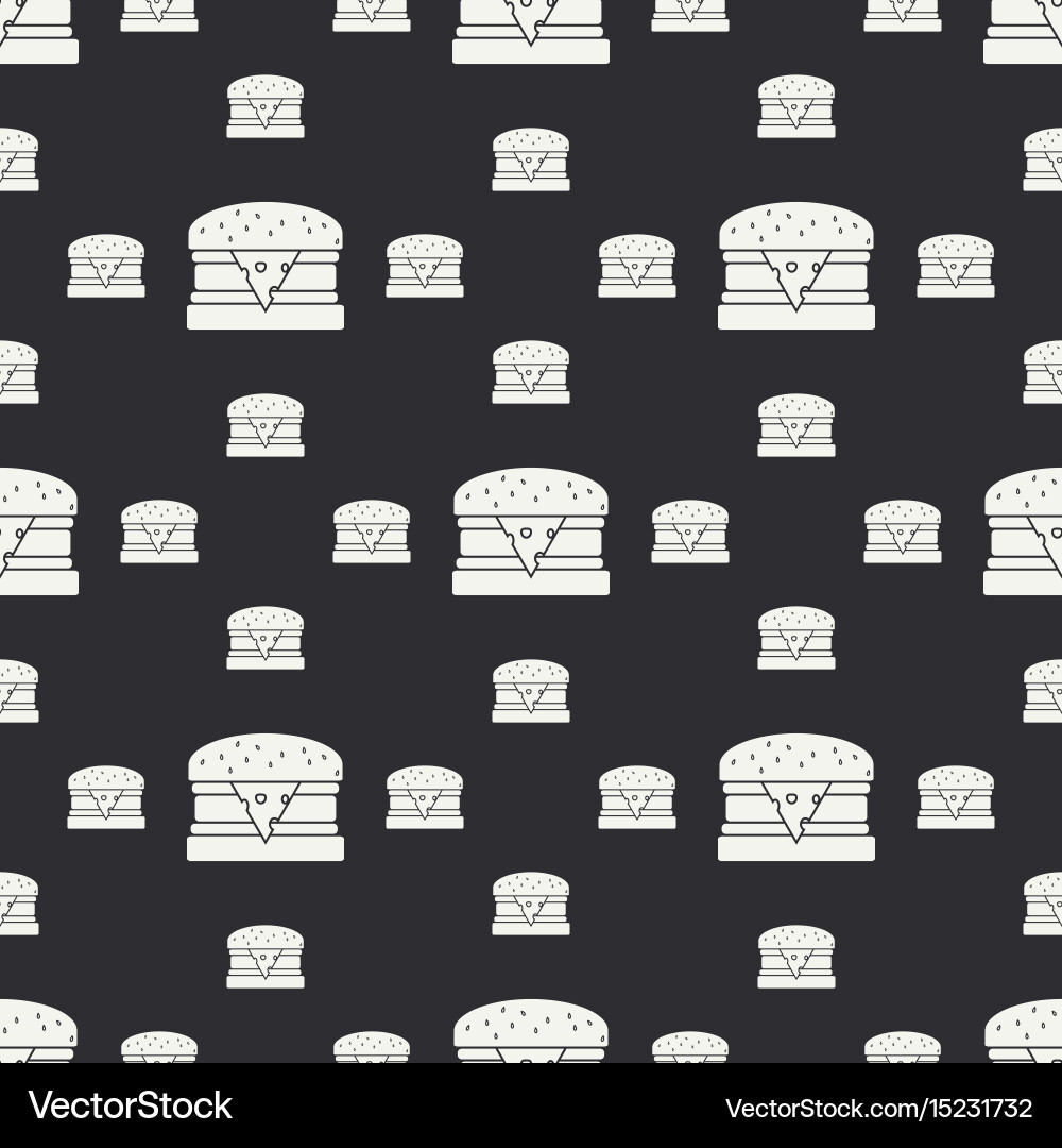 Abstract seamless background pattern in hipster Vector Image