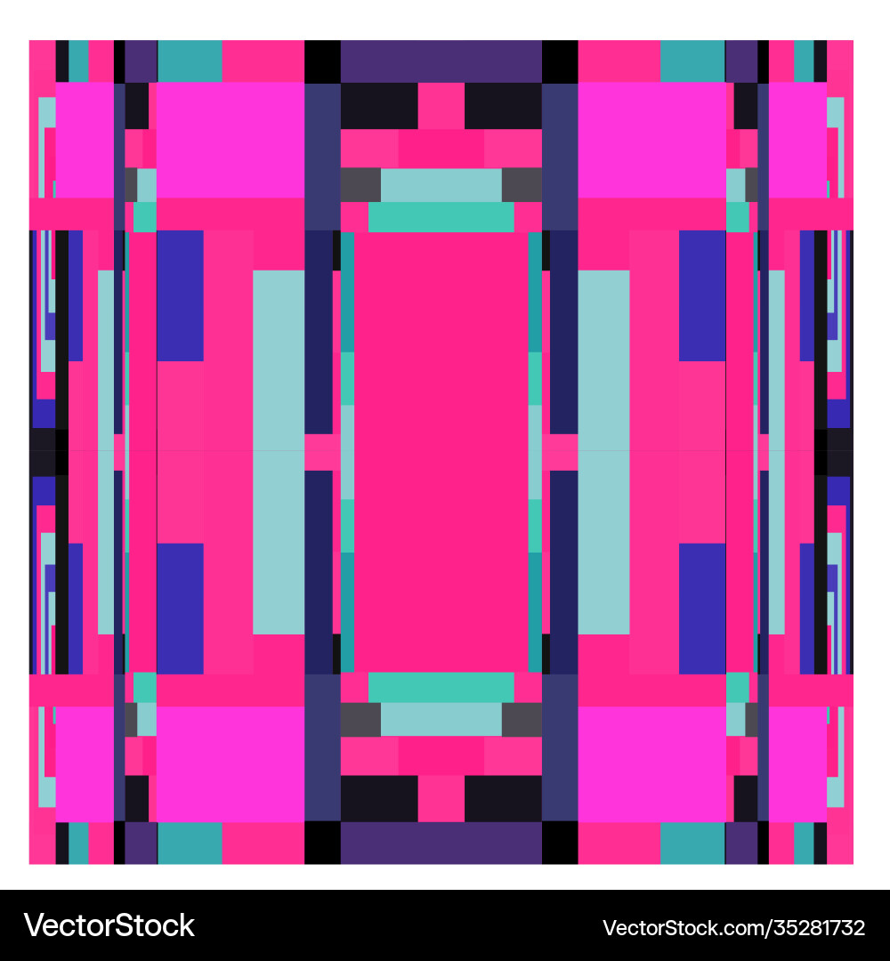 Colorful geometric and curve background pattern Vector Image