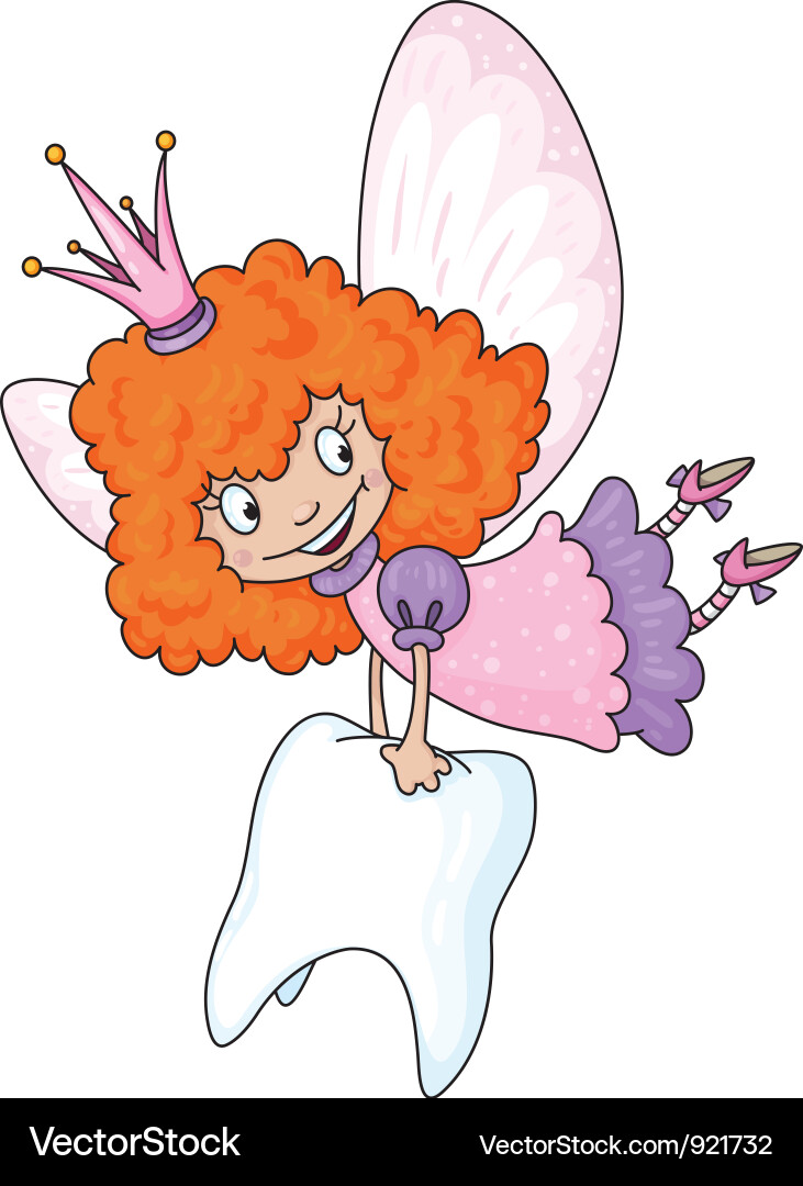 Tooth fairy vector image