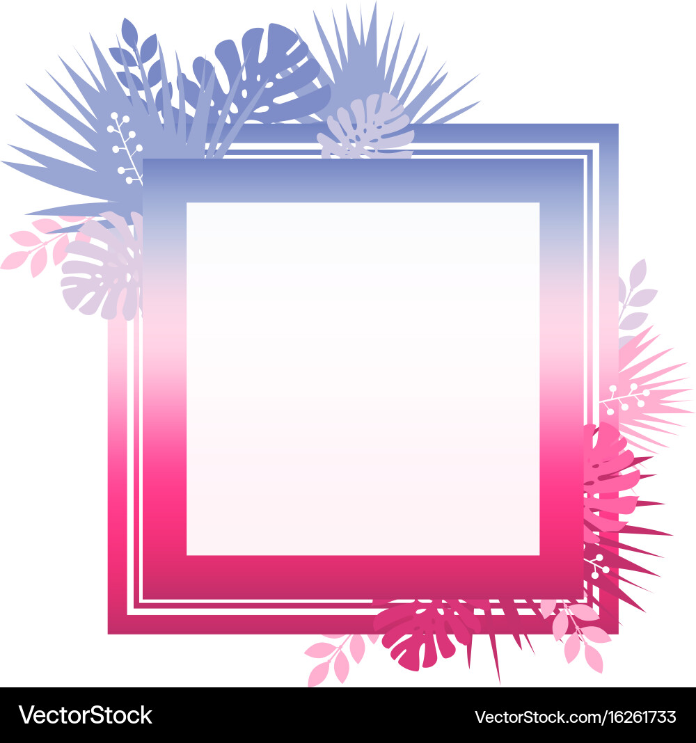 Abstract template with colorful gradient vector image