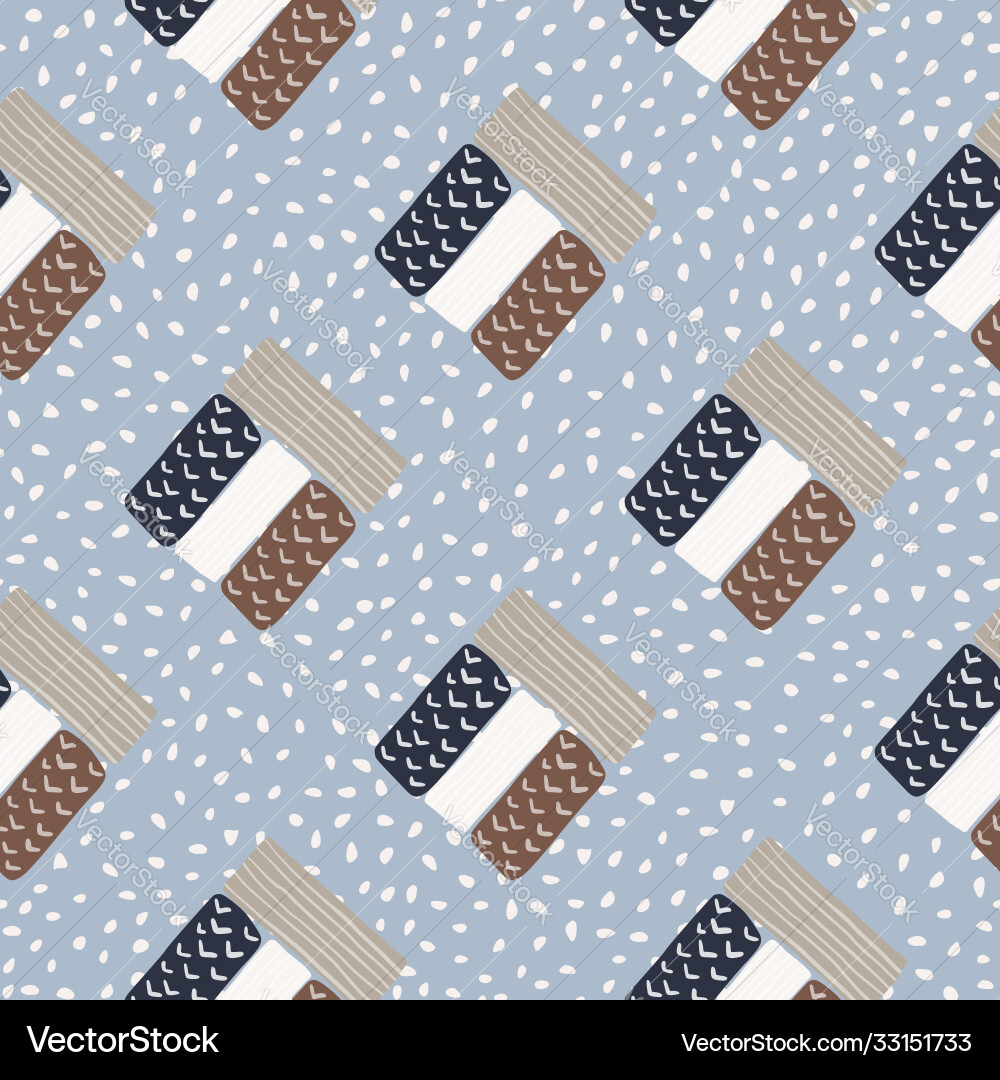 Scandinavian seamless pattern with rectangle Scandinavian seamless pattern with rectangle vector image