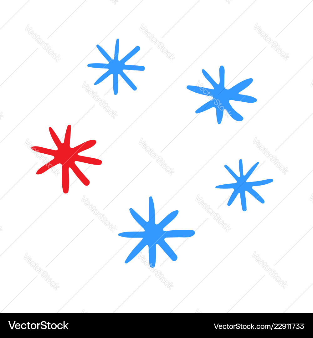 Snowflake set snow on a transparent background Snowflake set snow on a transparent background vector image