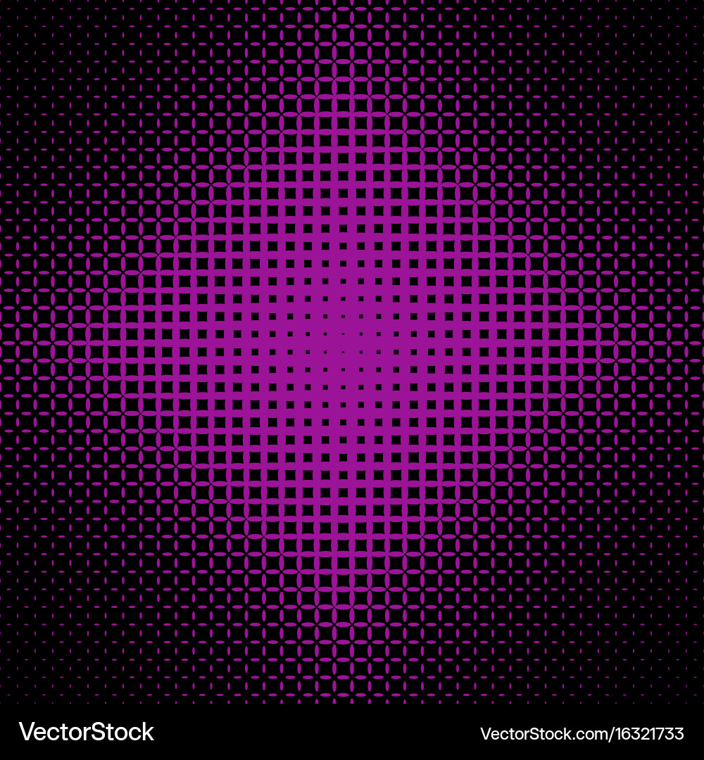 Symmetrical halftone ellipse pattern background vector image