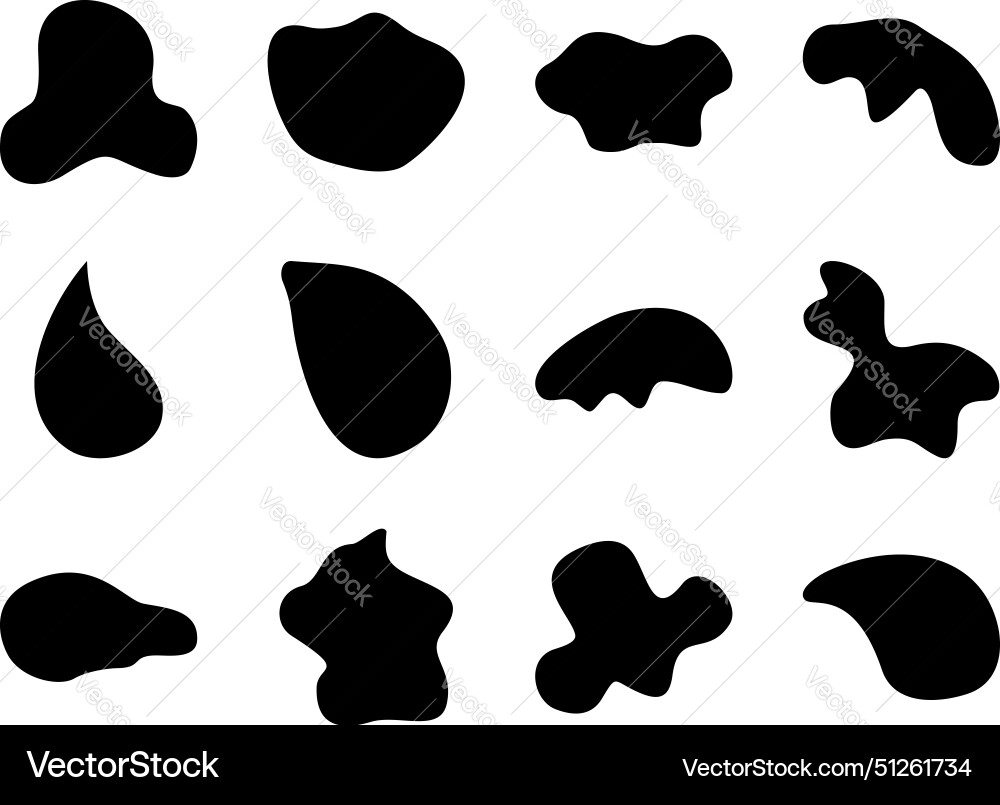 Abstract blobs liquid and fluid shape pictogram Abstract blobs liquid and fluid shape pictogram vector image