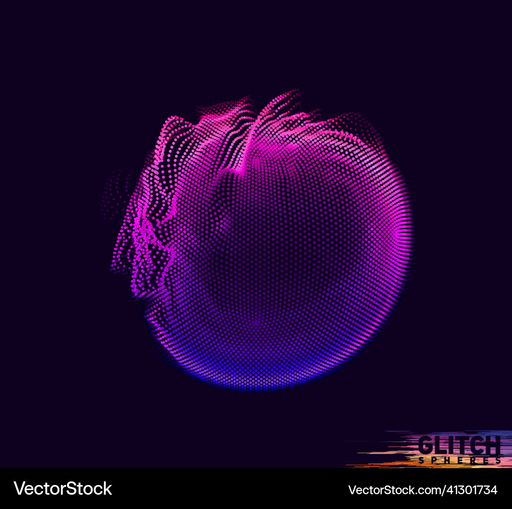 Abstract colorful mesh on dark background Abstract colorful mesh on dark background vector image