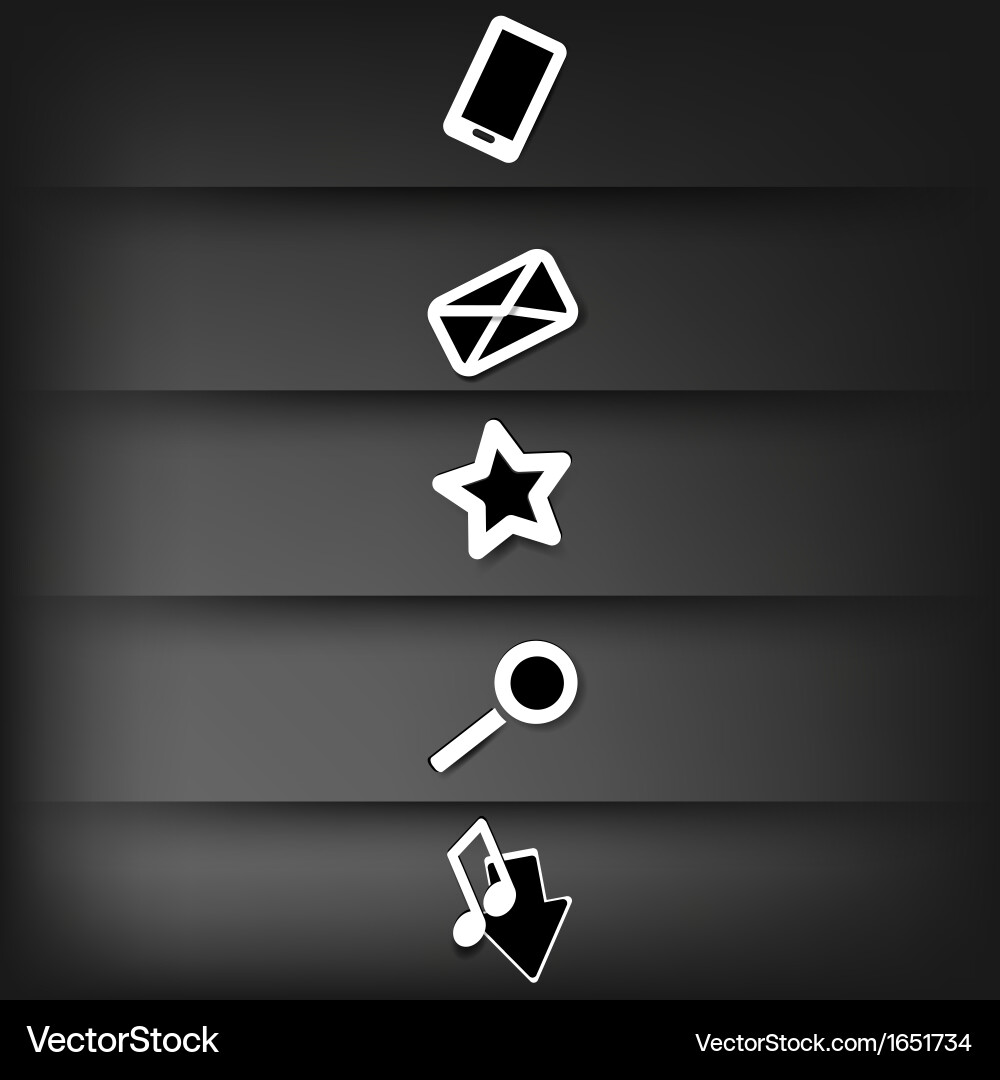 Blank for text with infographic elements and web Vector Image