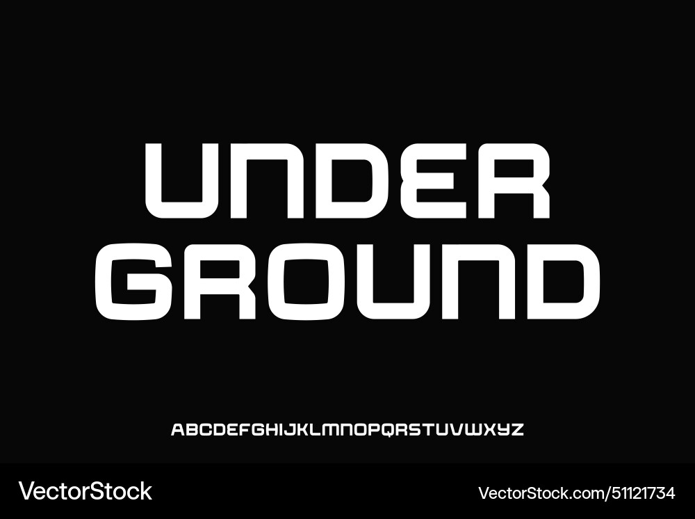 Display alphabet font design suitable Display alphabet font design suitable vector image