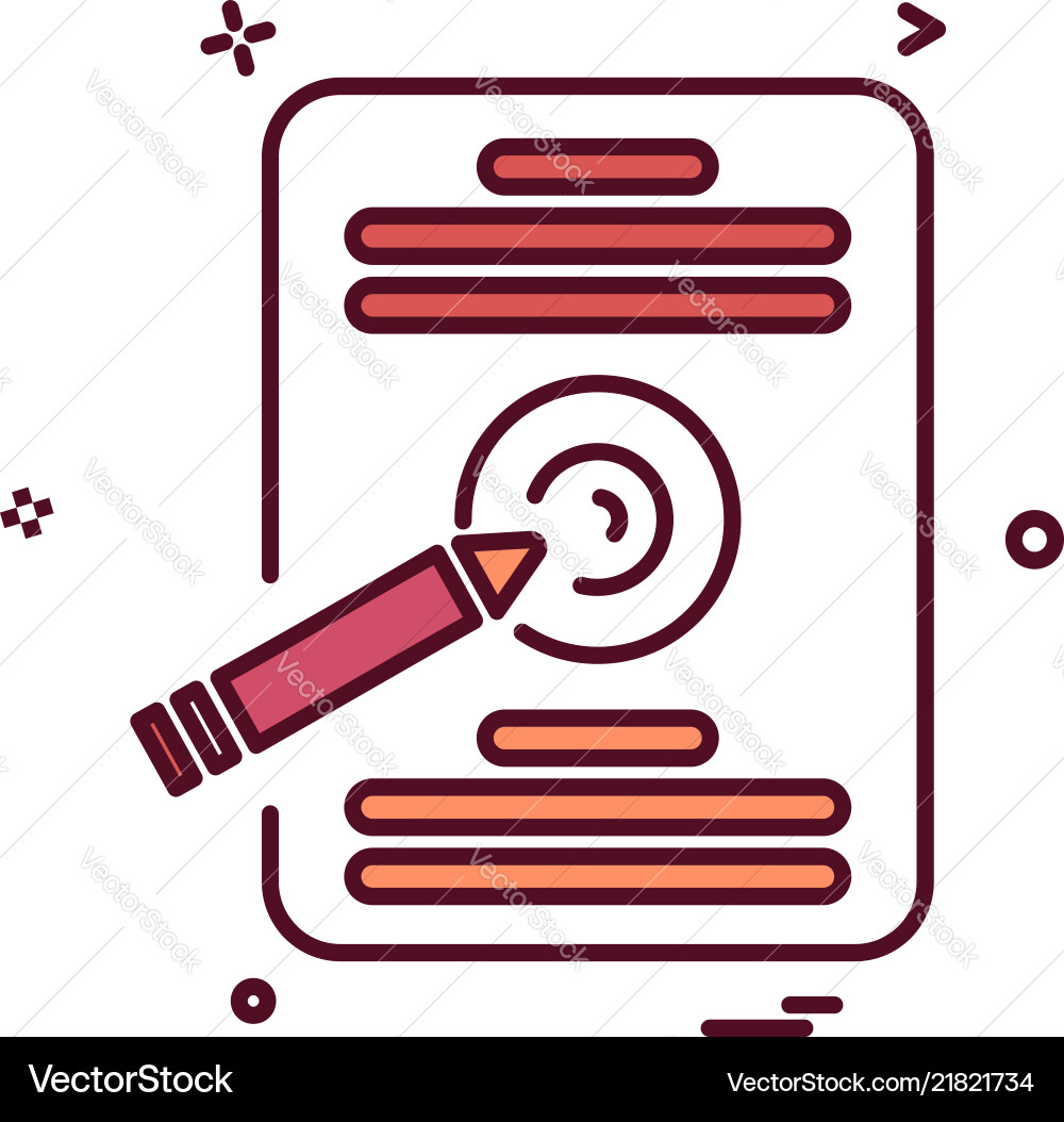Document icon design Document icon design Vector Image