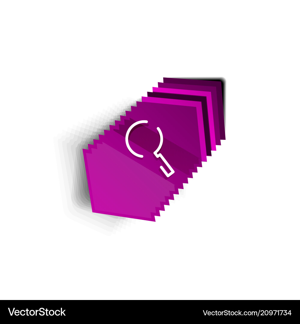 Search magnifier web button magnify icon modern Search magnifier web button magnify icon modern vector image