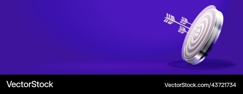 Target website header banner with copy space vector image