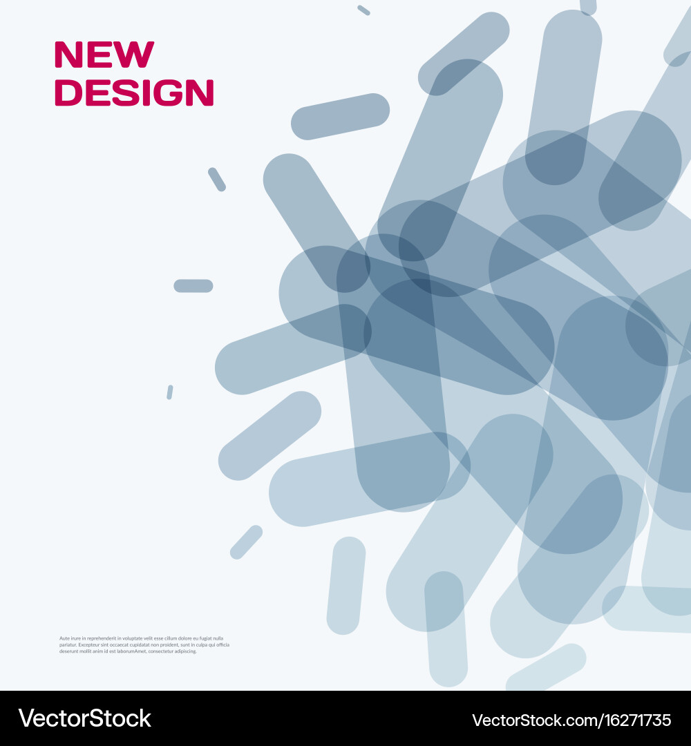 Abstract design elements for graphic layout vector image