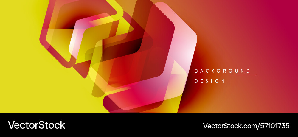 Abstract geometric shapes overlap creating Abstract geometric shapes overlap creating vector image