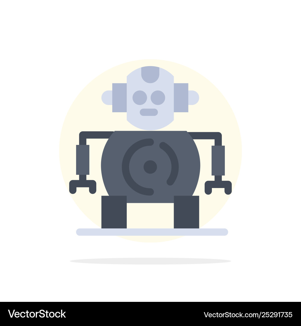 Cnc robotics technology abstract circle Cnc robotics technology abstract circle vector image