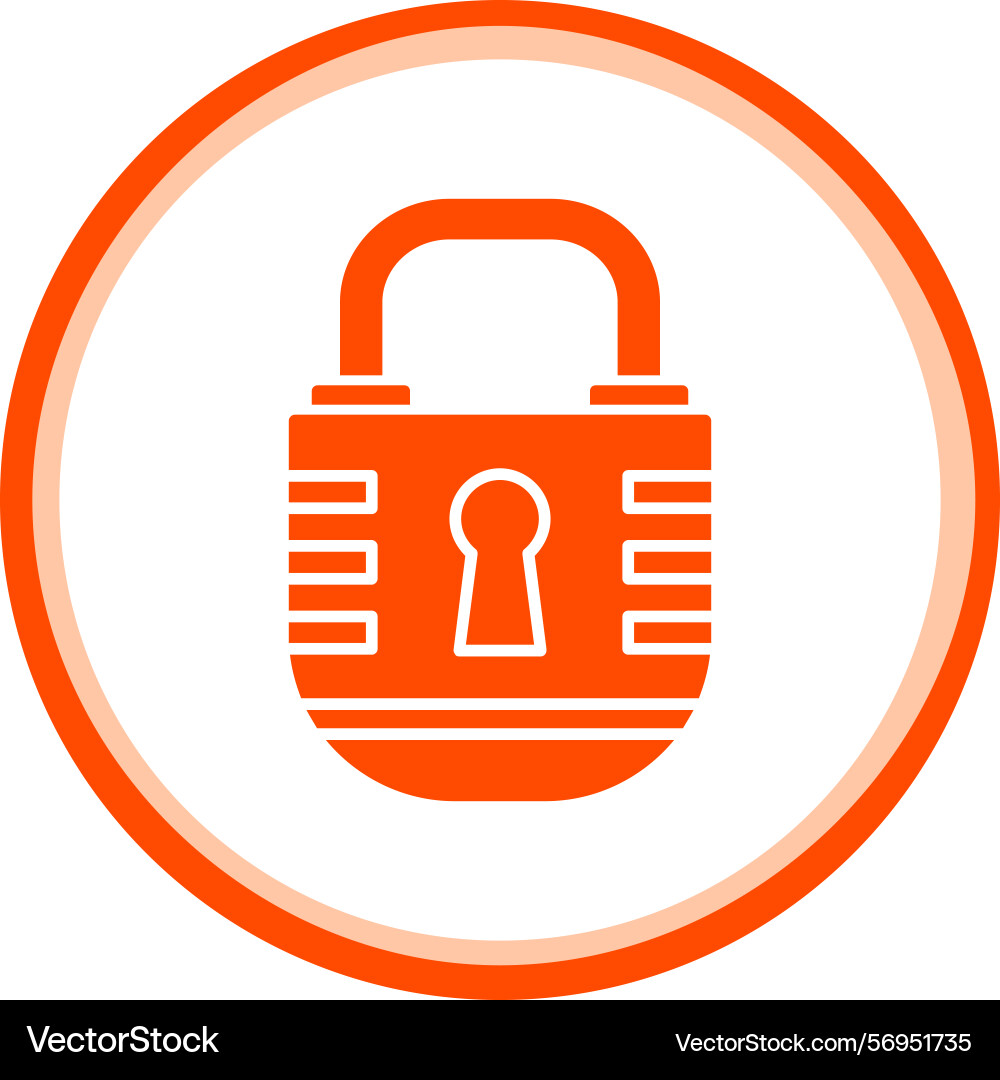 Padlock icon Vector Image