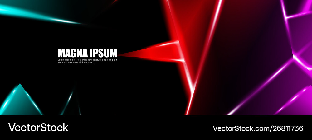 Background a luminous triangle shape design Background a luminous triangle shape design vector image