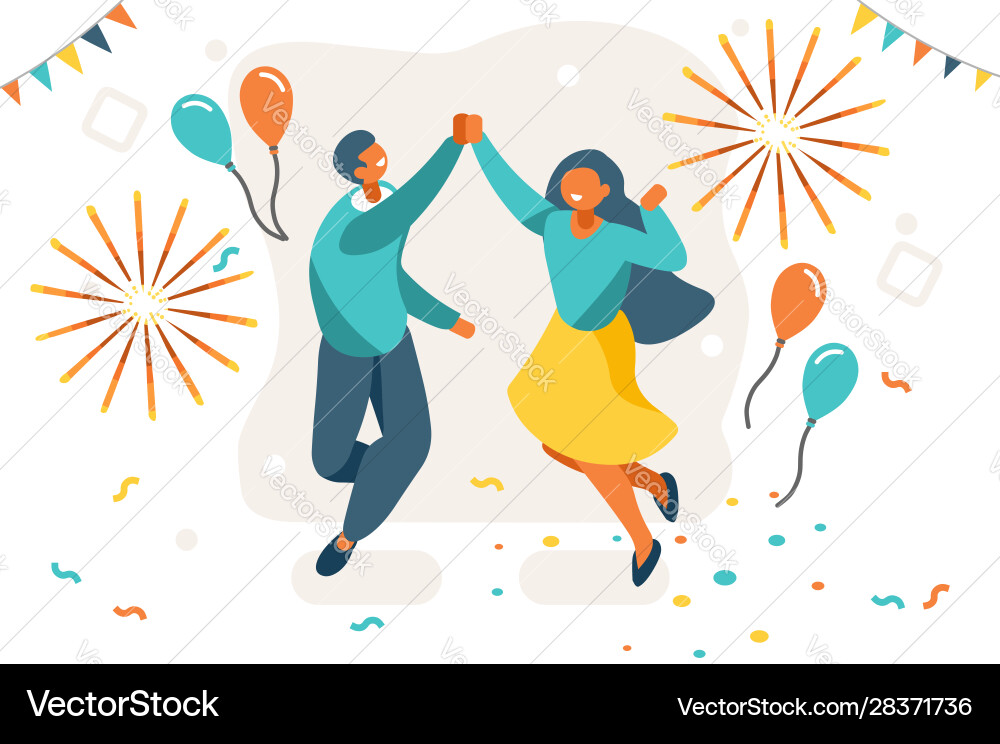 Best party card vector image